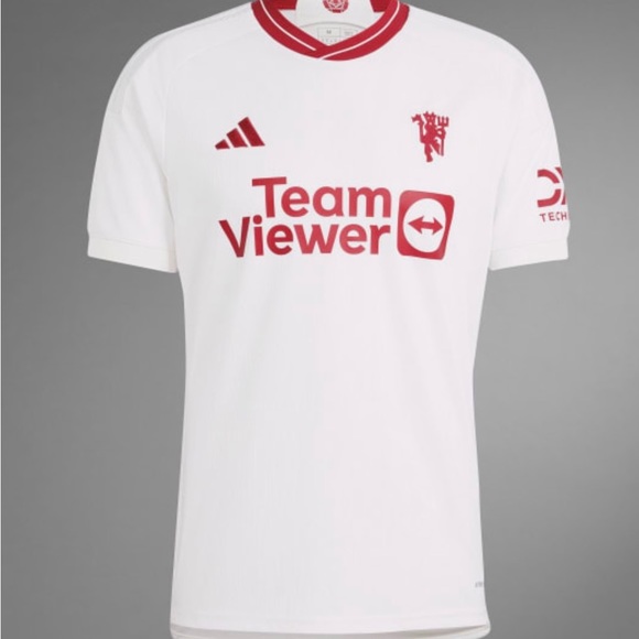 🏴󠁧󠁢󠁥󠁮󠁧󠁿NWT [S] adidas Manchester United (Red Devils) 2023/24 Third Jersey - Picture 4 of 7